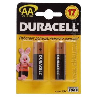 Батарейка Тип "AA" Duracell MN 1500